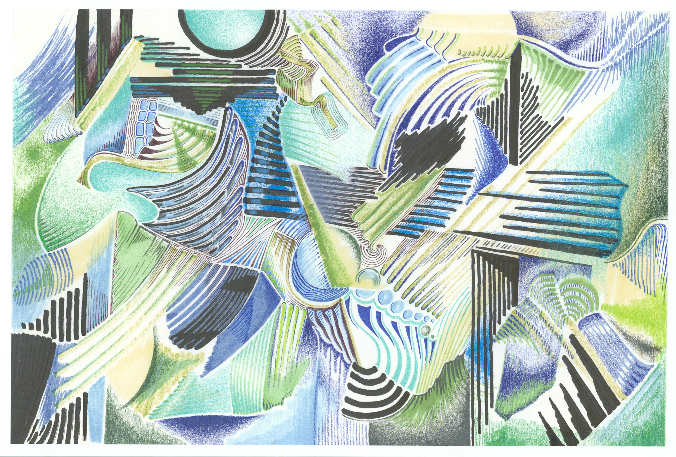 Cool Abstract Wide | Look Closer Illustrations